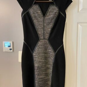 Cache Black and Gray Women's Dress size 2